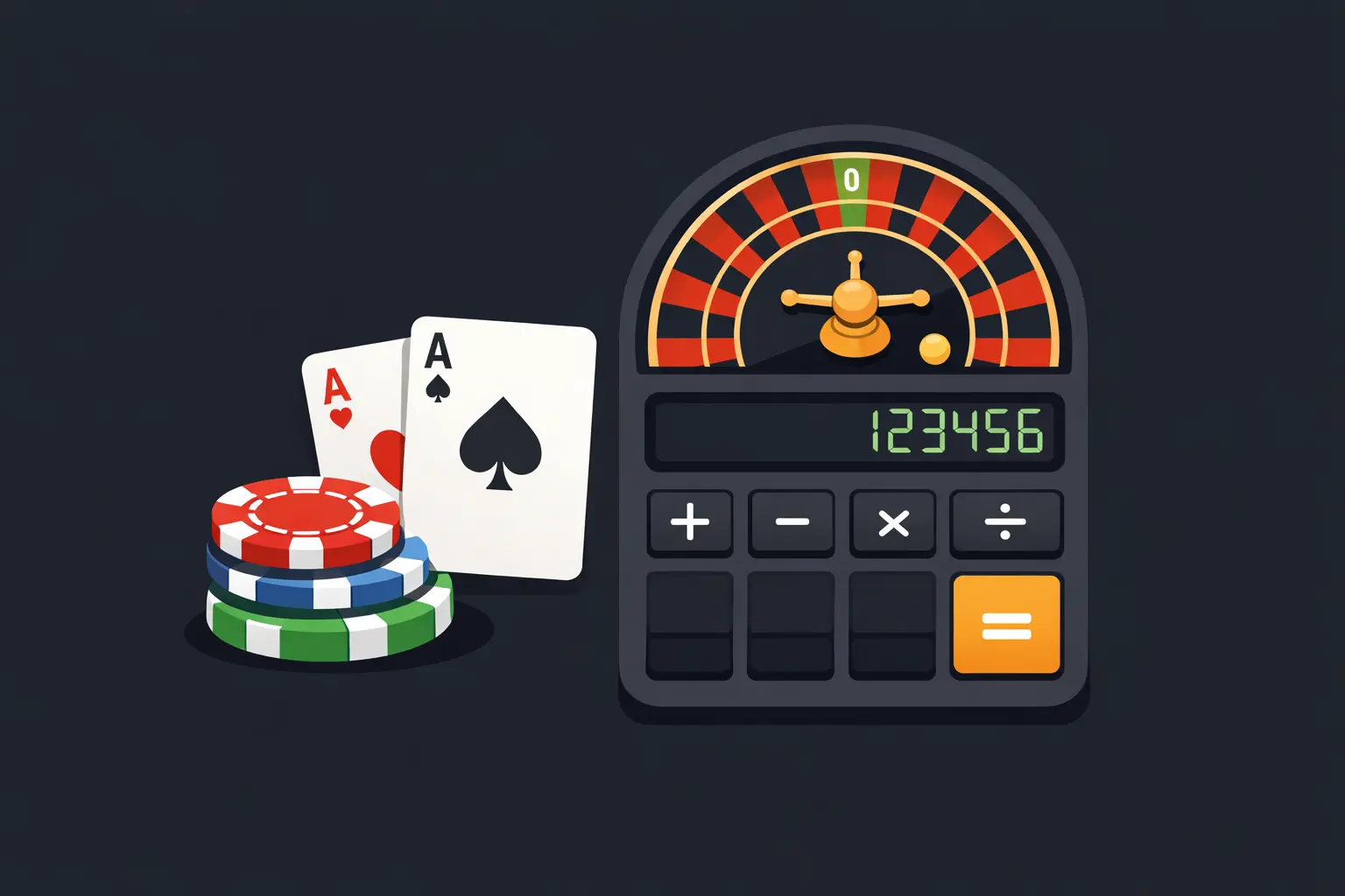 Casino bankroll simulator concept