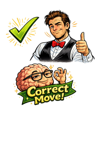 Correct move feedback